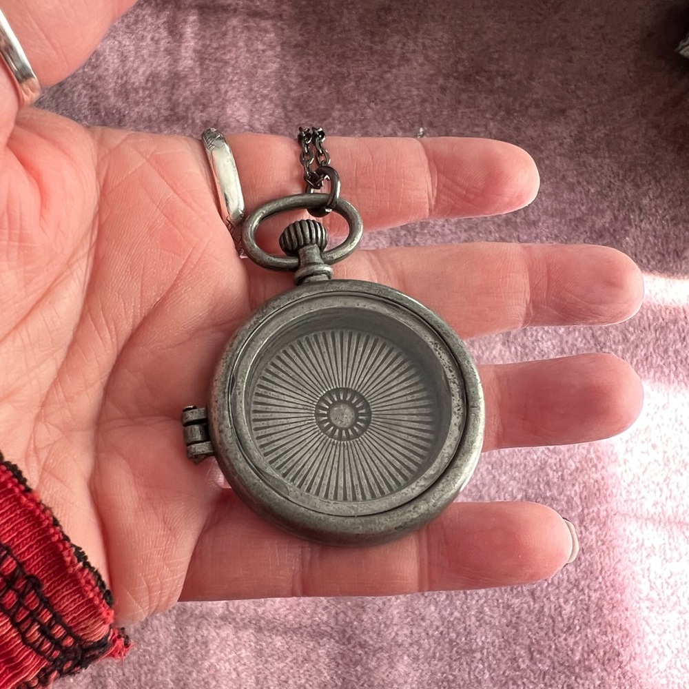Vintage Silver Locket Pendant